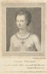 Jane Shore: dajcie łagodnej pani Shore jeszcze jeden łagodny pocałunek, Szekspir,..., 1 lutego 1790.
