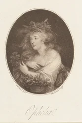 Ofelia Szekspir, Hamlet, Act 4, 1784.