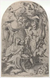 Reszta w locie do Egiptu, 1600-23.