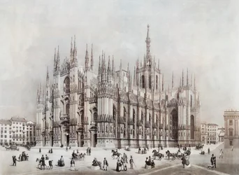 Duomo, czyli katedra, Mediolan, Włochy