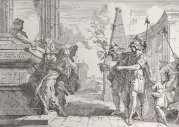 Ofiara Polyxena, z Bacchanals and Histories, 1744., 1744.