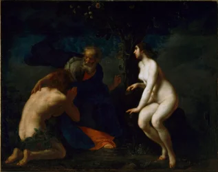 Adam i Ewa Malarstwo Francesco Furini