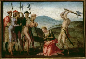 Męczeństwo świętej kobiety (panel)