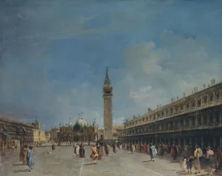 Piazza San Marco, koniec lat 60. XVIII wieku.