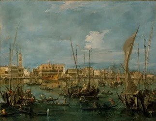Wenecja z Bacino di San Marco, ok.1765 (olej na płótnie)