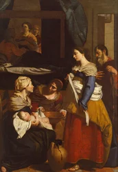 Narodziny Dziewicy – Francesco Guarino (1611-1654)