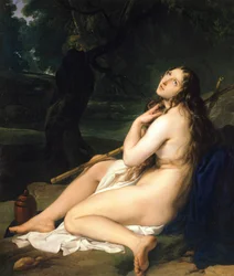 Pokutująca święta Maria Magdalena, autorstwa Francesca Hayeza (1791-1882)