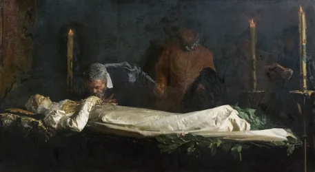 Michał Anioł przy łożu śmierci Vittorii Colonny