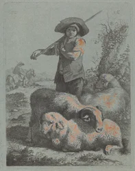 Stojący pasterz, 1760.