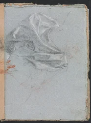 Szkicownik werona: studium draperii, strona 37, 1760.