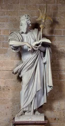 Św. Tadeusz, marmurowa rzeźba Francesco Mochi (1580-1654), Muzeum Dzieł Katedralnych, Orvieto, Włochy