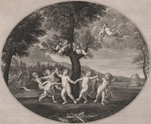 Amorki świętują gwałt na Prozerpinie, 1805-12.