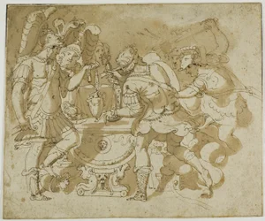 Camillus atakuje Brennusa