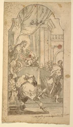 Rysunek Ostatnia Wieczerza, 1746-86