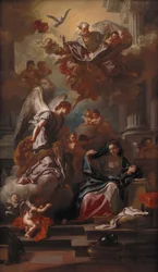 Zwiastowanie po 1733 (olej na płótnie)
