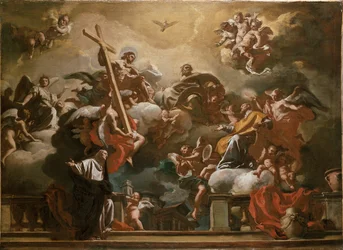 Trójca Święta ze św. Filipem Neri w chwale, ok. 1727-1730