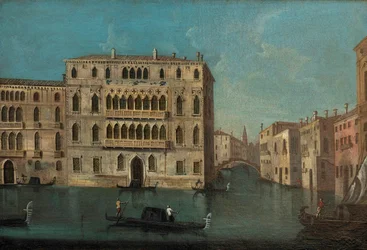 Francesco Tironi Grand Canal i pałac Foscari