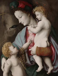 Madonna z Dzieciątkiem ze św. Janem, ok. 1525 (olej na desce)