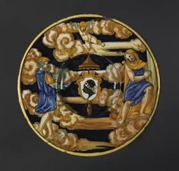 Talerz z herbem rodziny Pucci, 1532.