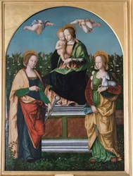 Madonna z Dzieciątkiem, św. Agata i św. Agnieszka