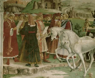Sala Miesięcy: Marzec (fresk)