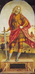 Publius Scipio Africanus (ok. 235-183 pne) (olej na panelu)