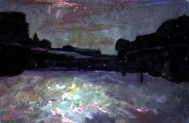 Rzeka-Zachód Słońca