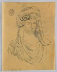 Szkic popiersia kobiety