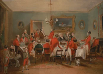 Sala kawalerska: śniadanie polowania