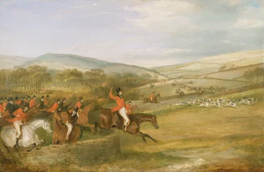 Polowanie Berkeleyów w pełnym pędzie, 1842