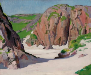 Port Bhan, Iona, ok. 1922 (olej na płótnie)