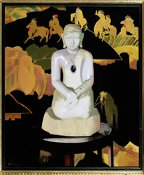 Budda (czerń i złoto), ok. 1929-30