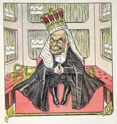 Wczesne E, ilustracja z alfabetu Struwwelpeter, werset Harolda Begbiego (1871-1929)