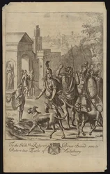 Evander i Aeneas w Palentium