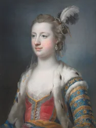 The Right Honorable Lady Mary Radcliffe 1732-1798, żona Francisa Eyre, Esq., 1755.