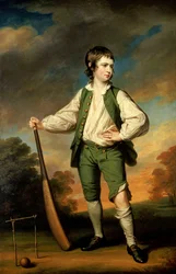 Młody krykiecista - Portret Lewisa Cage’a, 1768