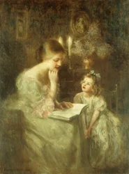 Storytime (olej na płótnie)
