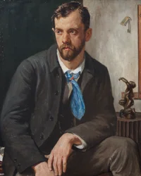 Portret Charlesa Holdena (olej na płótnie)