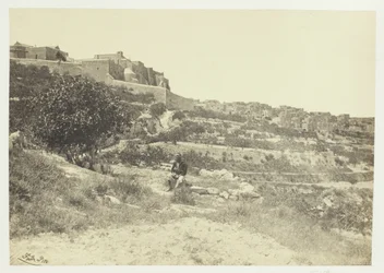 Betlejem z Kościołem Narodzenia Pańskiego, 1857.