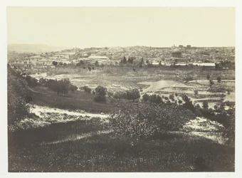Jerozolima, z Góry Oliwnej, nr 1, 1857.