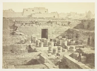 Nowe wykopaliska w Medinet-Haboo, 1860, wydrukowane 1862.