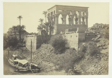 Łóżko Pharoahs, wyspa Philæ, 1857.