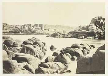 Podejście do Philæ, 1857.