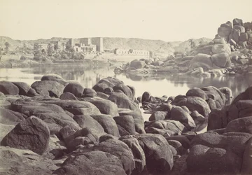 Podejście do Philae, 1857.