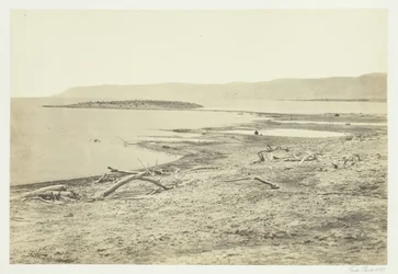 Północny brzeg Morza Martwego, 1857.