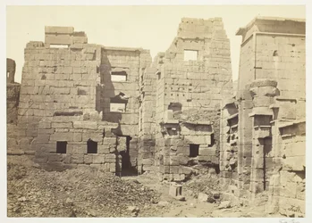 Pałac Świątynny, Medinet-Haboo, ok. 1930 r. 1857.