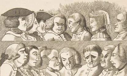 Tabliczka IV, z Reguł rysowania karykatur, 26 lutego 1788.
