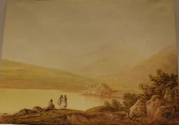 Snowdon z Capel Curig, data nieznana (akwarela na papierze)