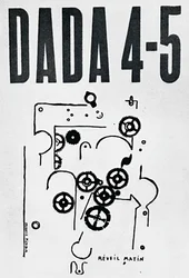 Okładka magazynu Dada 4-5, zaprojektowana przez Francisa Picabię (1879-1953), Zurych