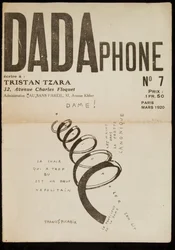 Przednia okładka "Dadaphone" nr 7